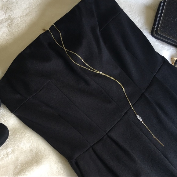 {✨E+L🌙} Herkimer Diamond
14K Gold Lariat Necklace - Picture 2 of 7